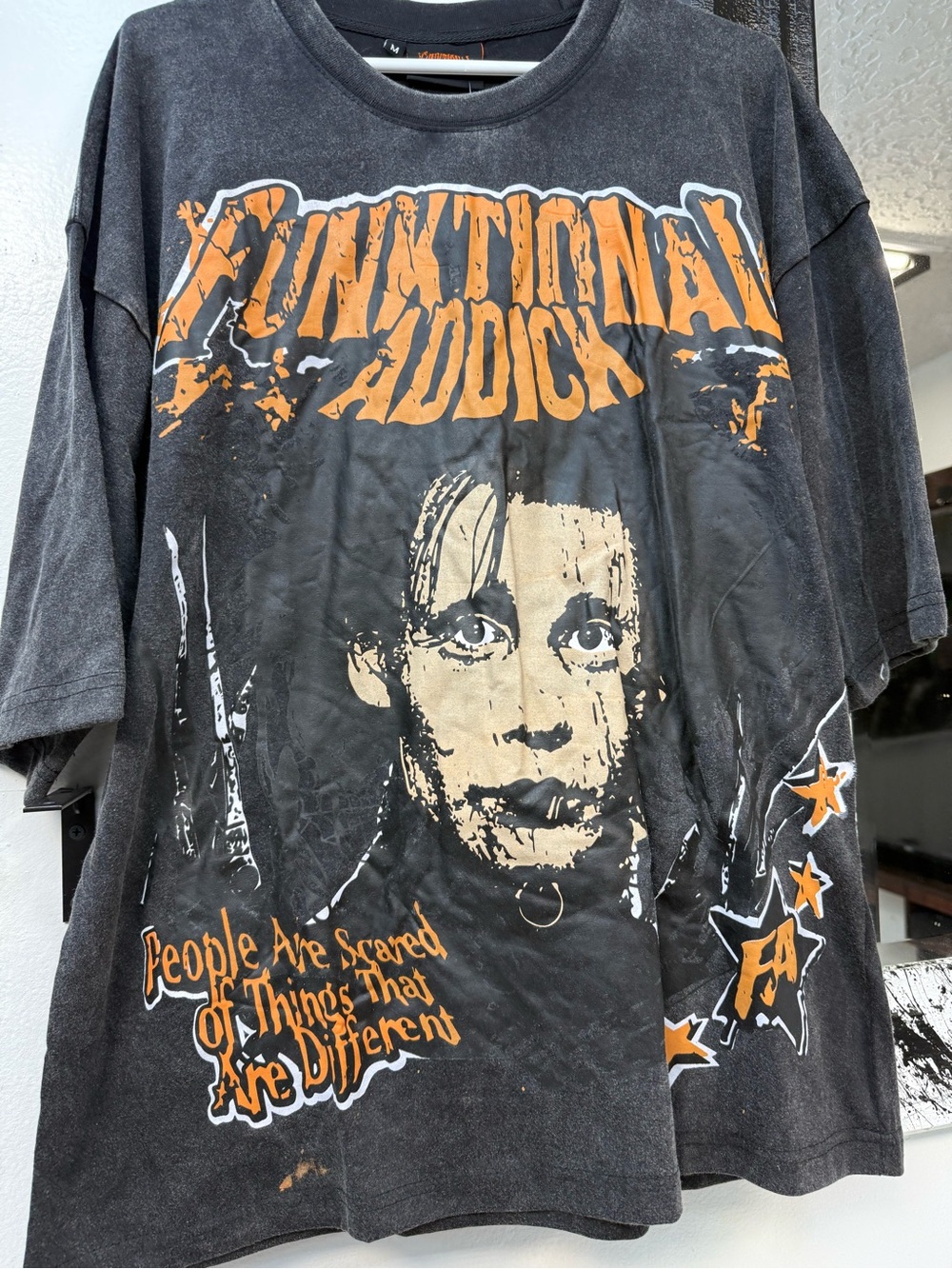 Black & Orange Graphic Men’s Band-Style T-Shirt - Picture 2 of 7